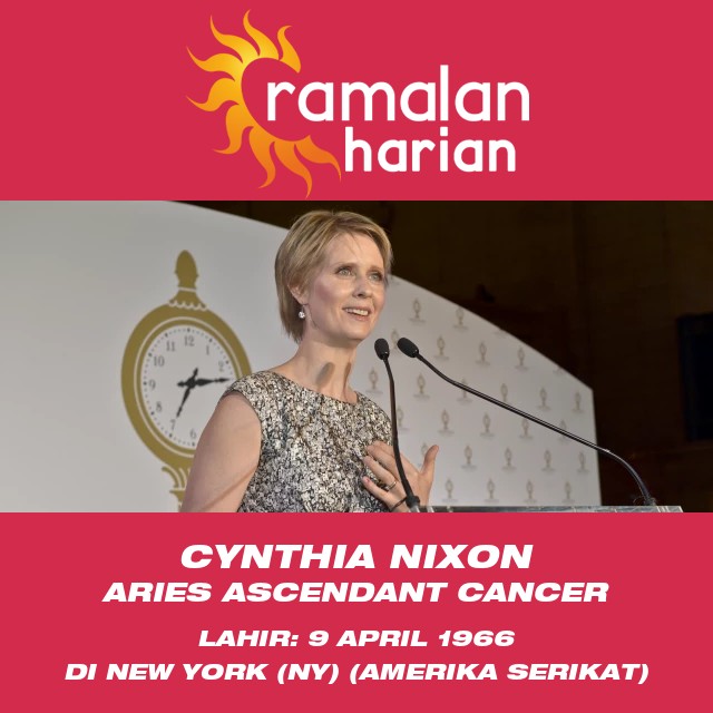 Insight Astrologi Aries oleh Cynthia Nixon