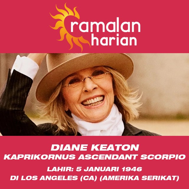 Diane Keaton: Ikon Zodiak Capricornus