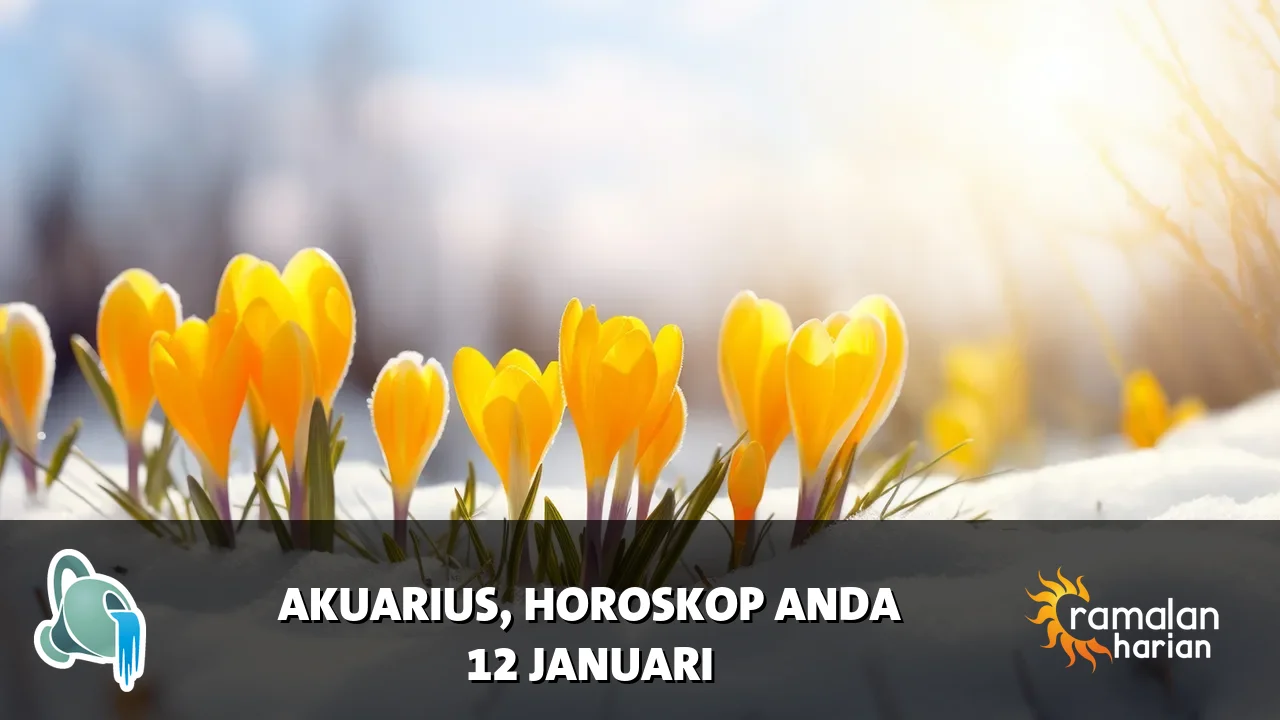 Horoskop Akuarius untuk Senin, 12 Januari 2026