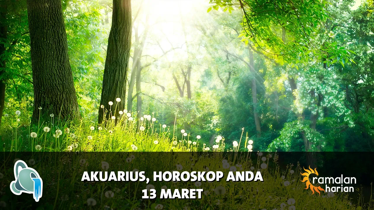 Horoskop Akuarius untuk Jumat, 13 Maret 2026