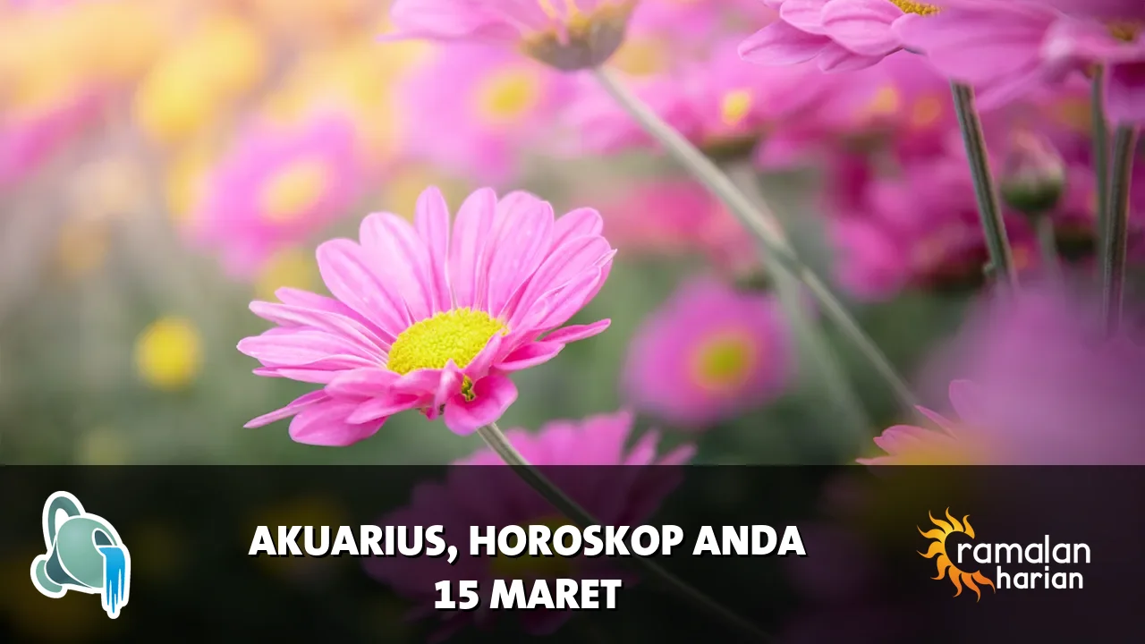 Horoskop Akuarius untuk Minggu, 15 Maret 2026