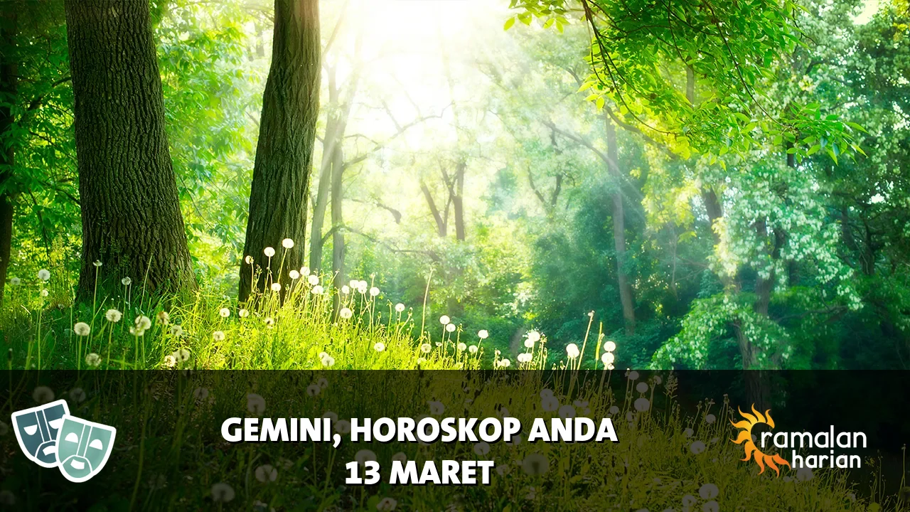 Horoskop Gemini untuk Jumat, 13 Maret 2026