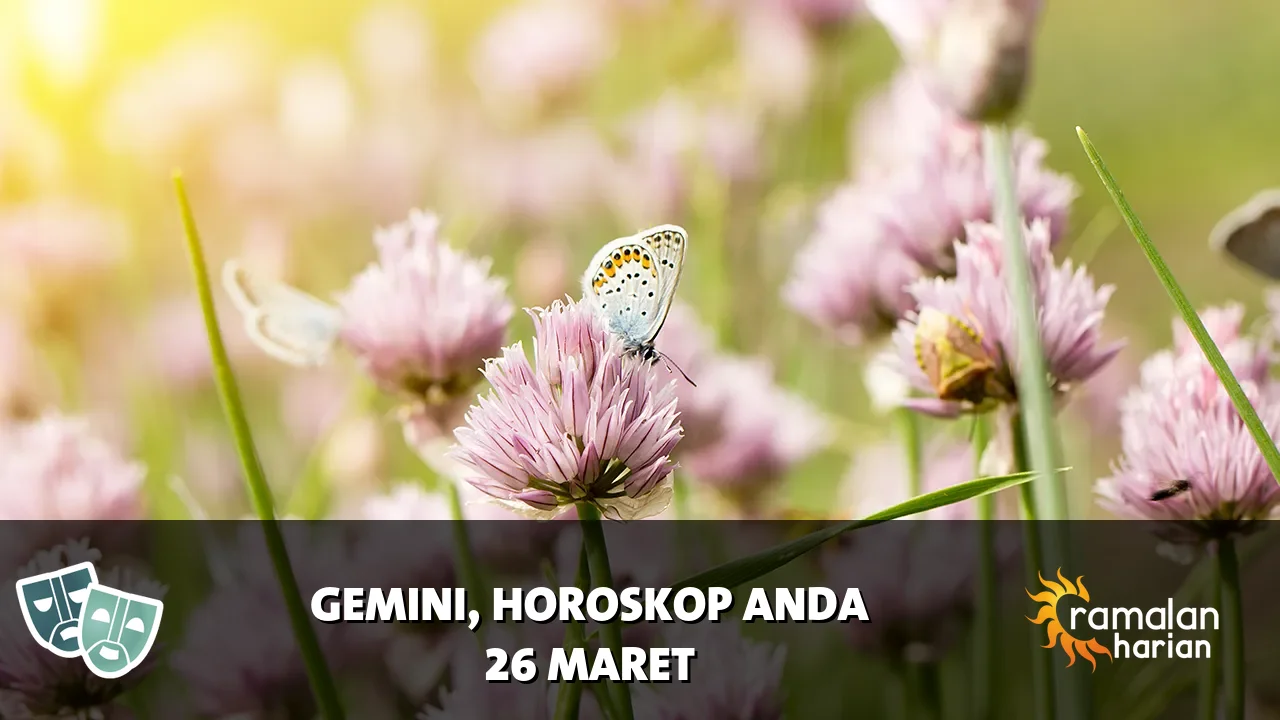 Horoskop Gemini untuk Kamis, 26 Maret 2026
