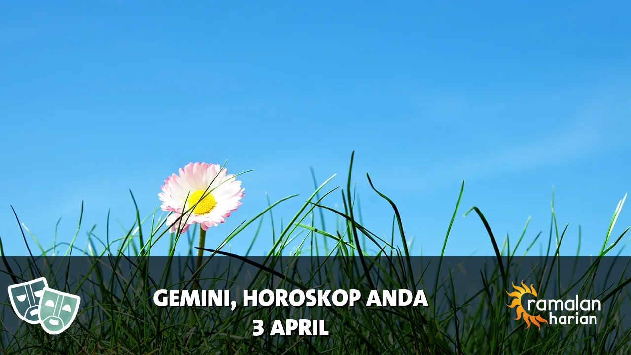 Horoskop Gemini untuk Jumat, 3 April 2026