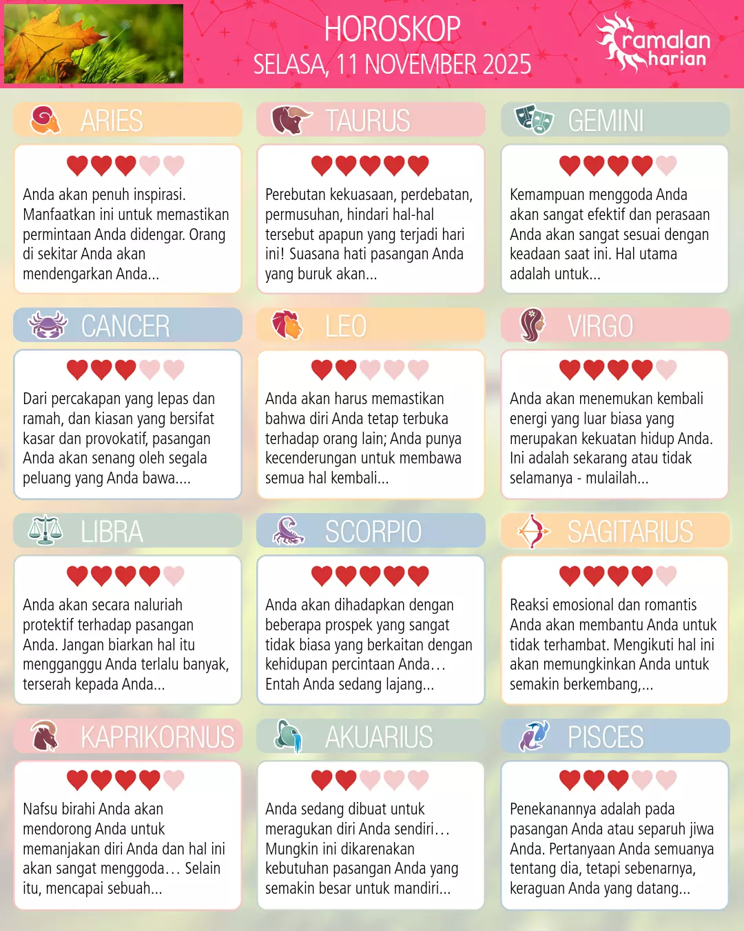 Akuarius: ramalan Anda untuk besok, 12 November 2025