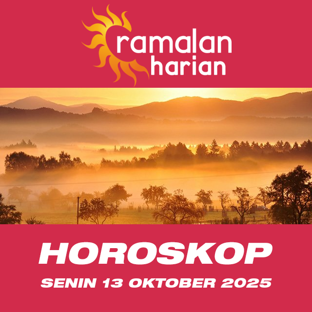 Prakiraan horoskop harian dari Senin 13 Oktober 2025