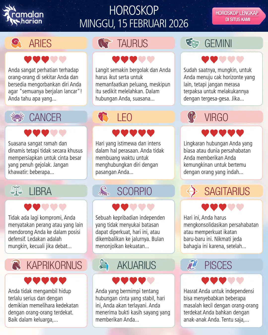 Akuarius: ramalan Anda untuk besok, 16 Februari 2026
