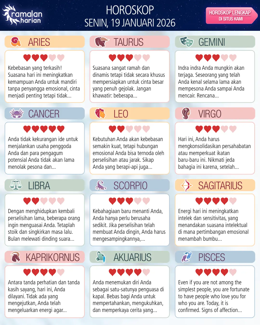 Sagitarius: ramalan Anda untuk besok, 20 Januari 2026