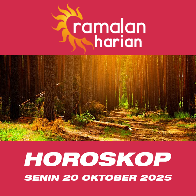Prakiraan horoskop harian dari Senin 20 Oktober 2025