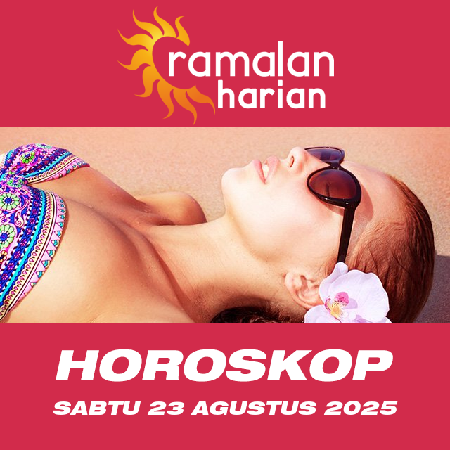 Prakiraan horoskop harian dari Sabtu 23 Agustus 2025
