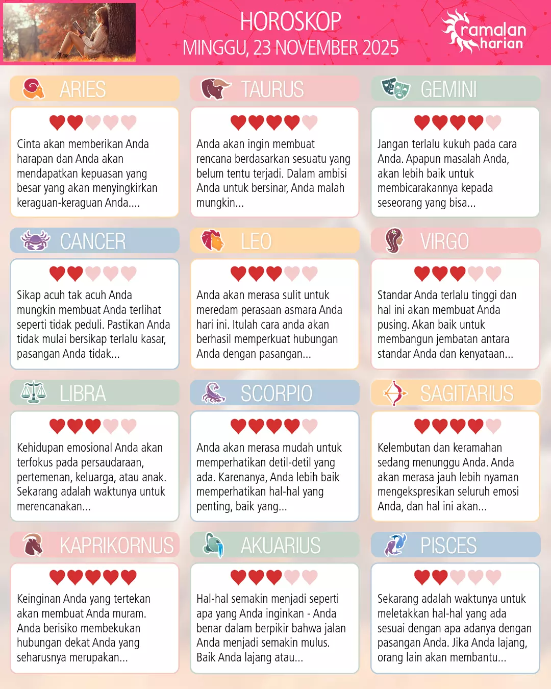 Pisces: ramalan Anda untuk besok, 24 November 2025