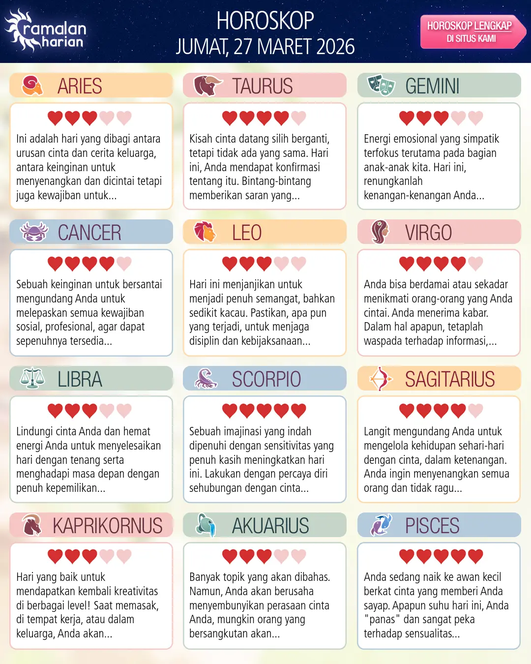 Cancer: ramalan Anda untuk besok, 28 Maret 2026