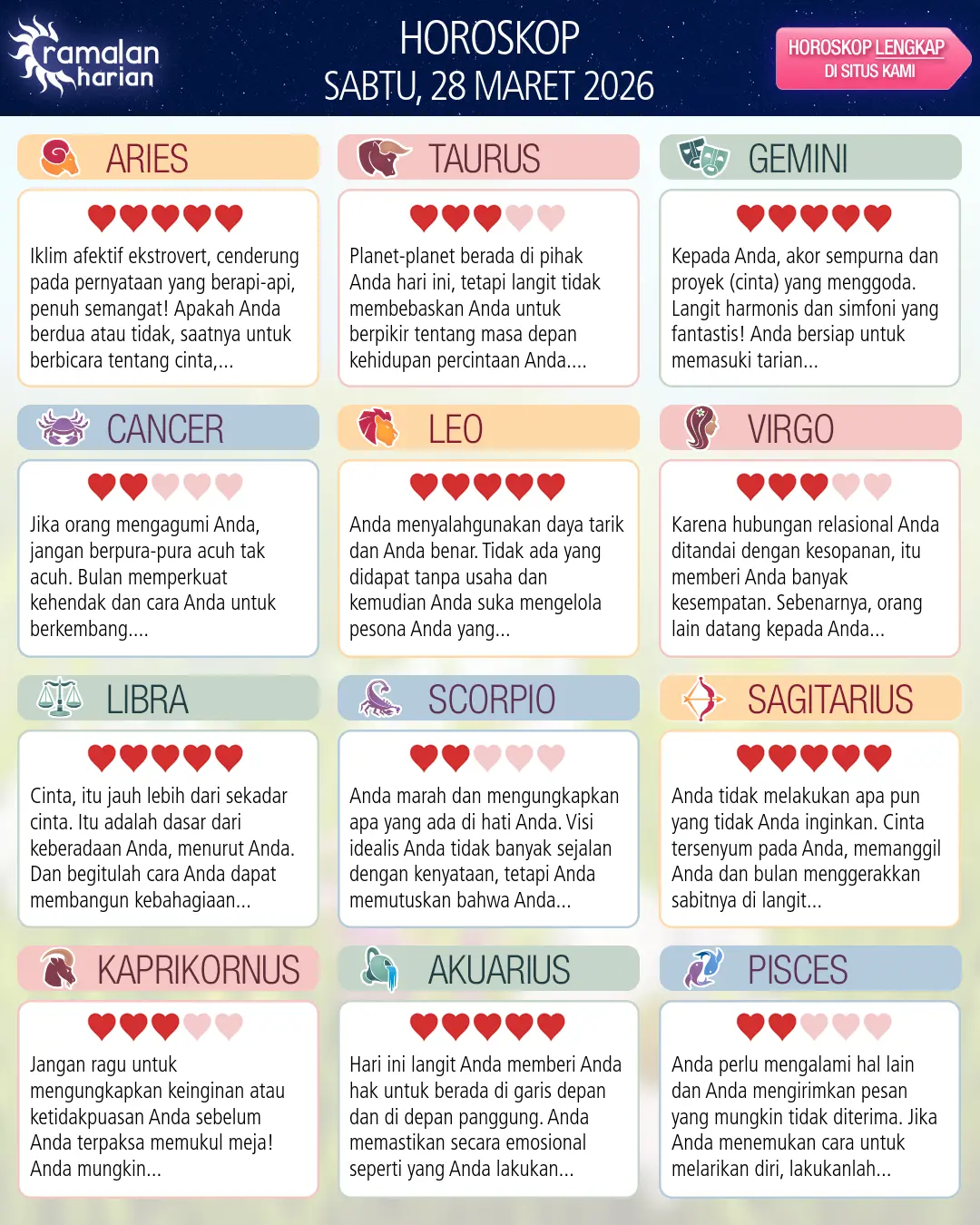 Libra: ramalan Anda untuk 30 Maret 2026