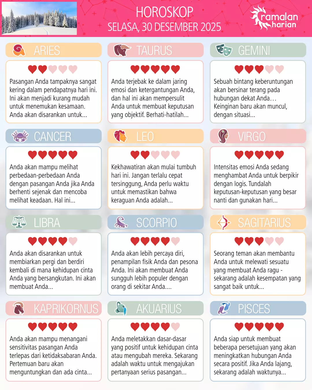 Libra: ramalan Anda untuk 1 Januari 2026