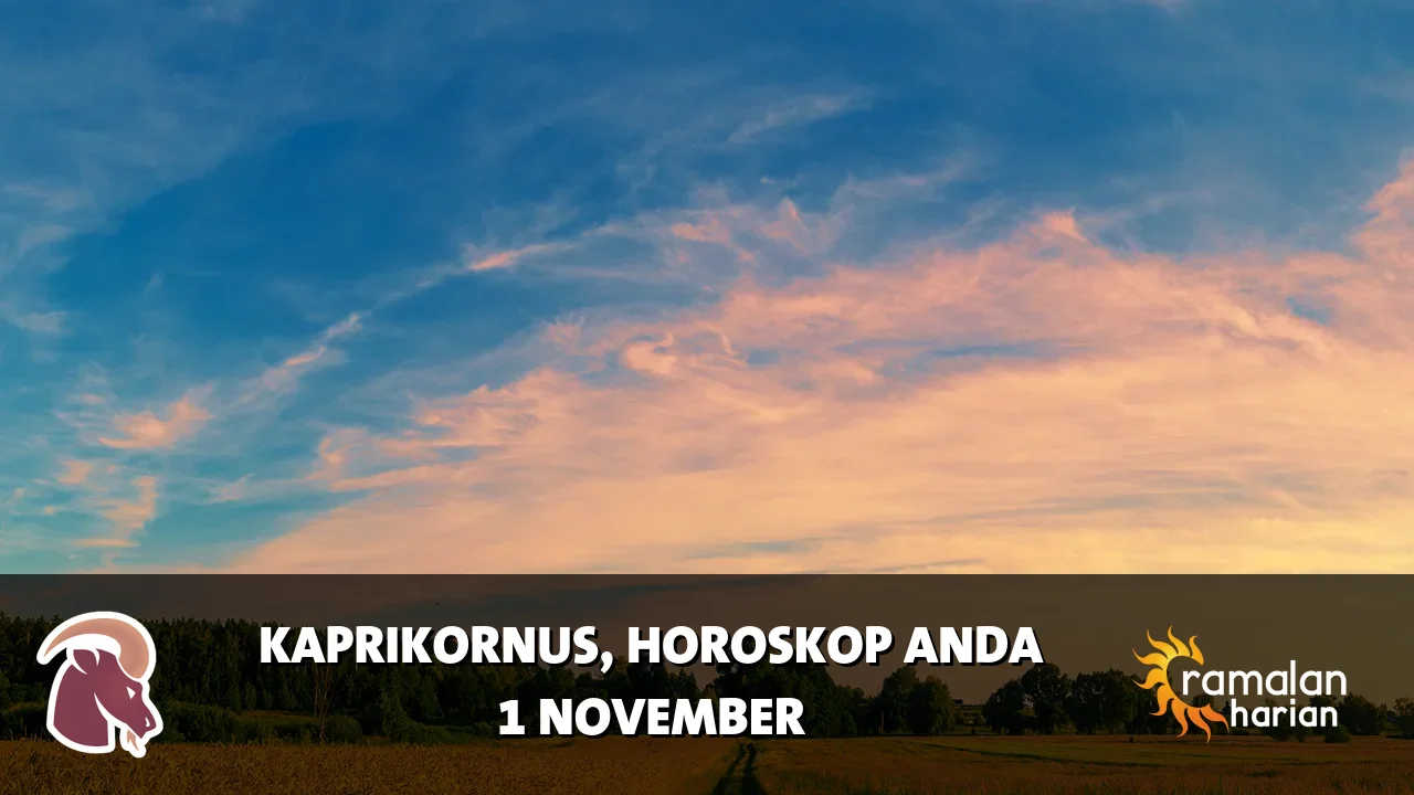 Horoskop Kaprikornus untuk Minggu, 1 November 2026