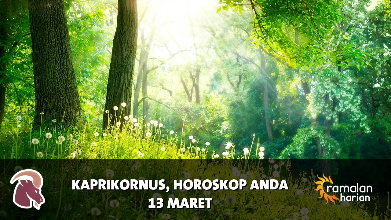 Horoskop Kaprikornus untuk Jumat, 13 Maret 2026