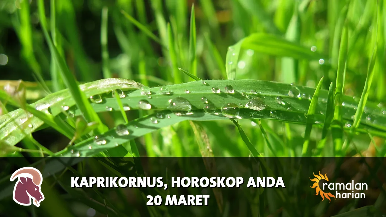 Horoskop Kaprikornus untuk Jumat, 20 Maret 2026