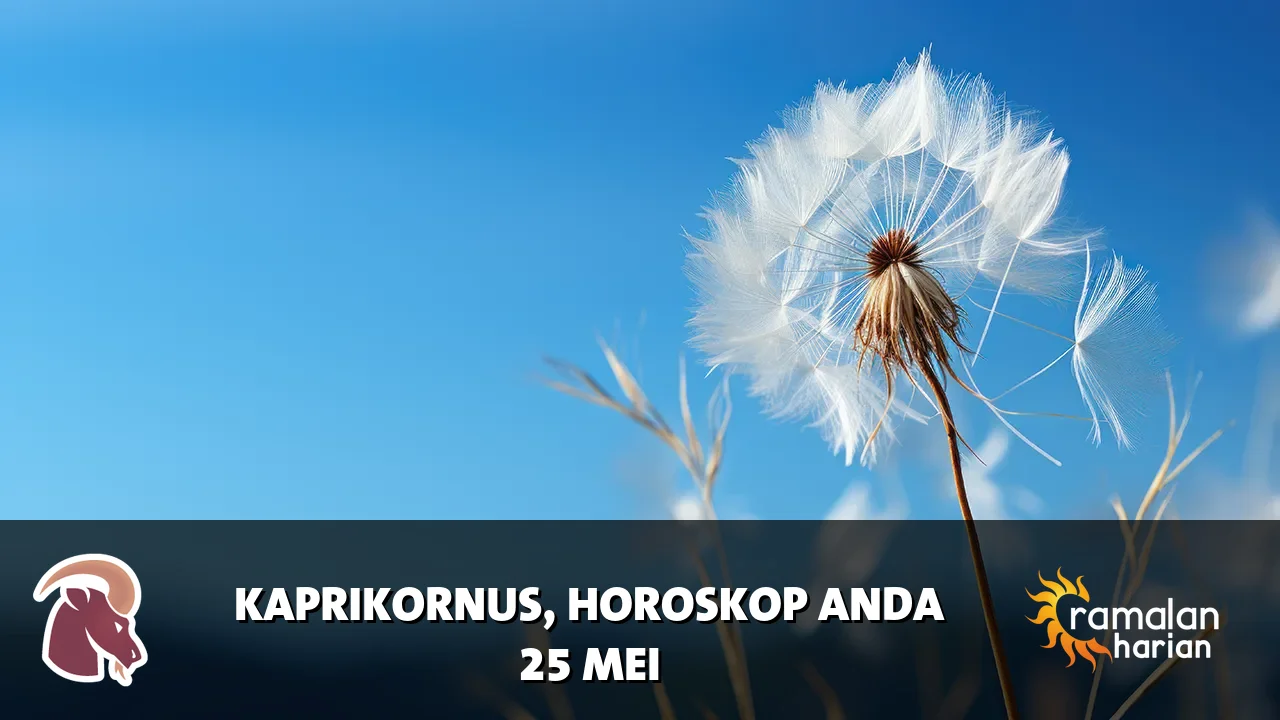 Horoskop Kaprikornus untuk Senin, 25 Mei 2026