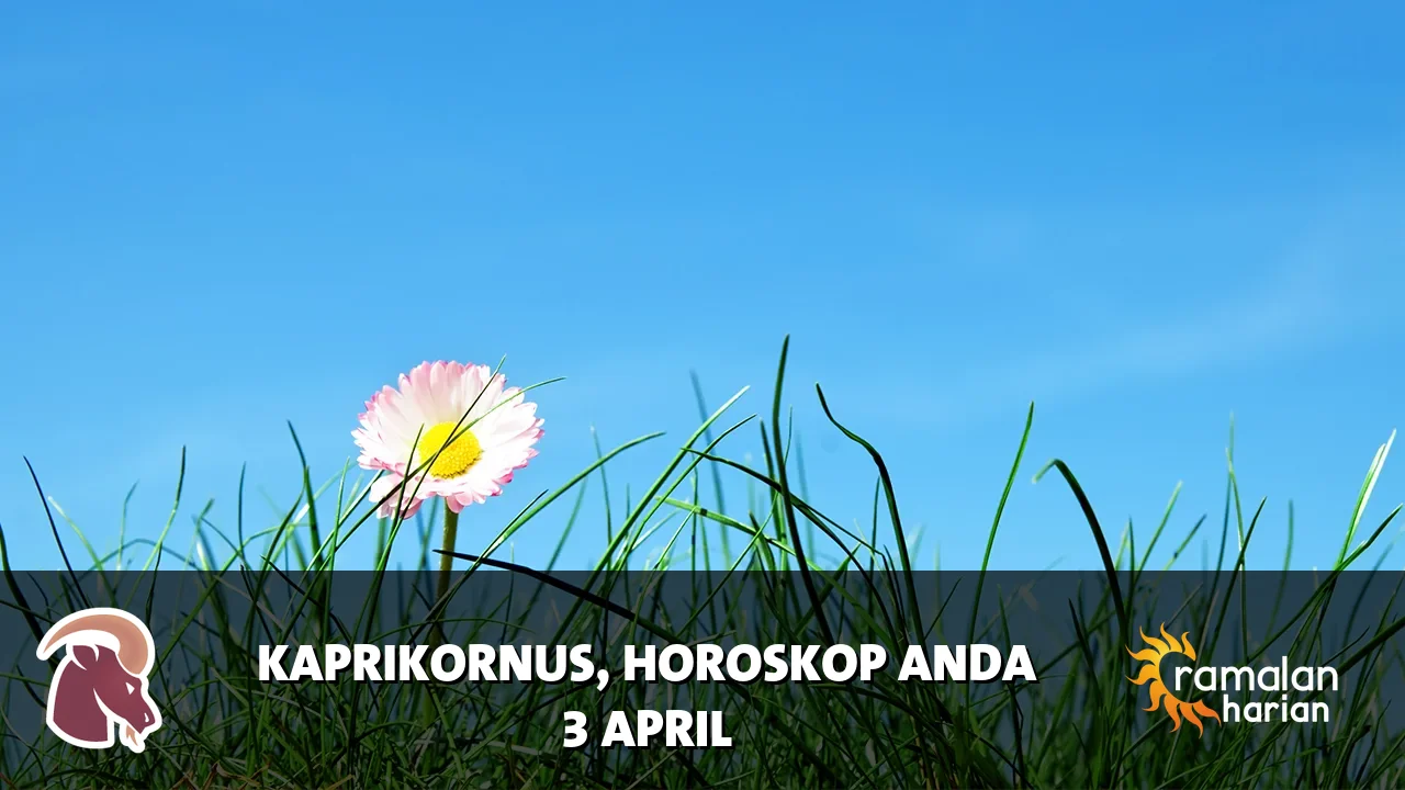Horoskop Kaprikornus untuk Jumat, 3 April 2026