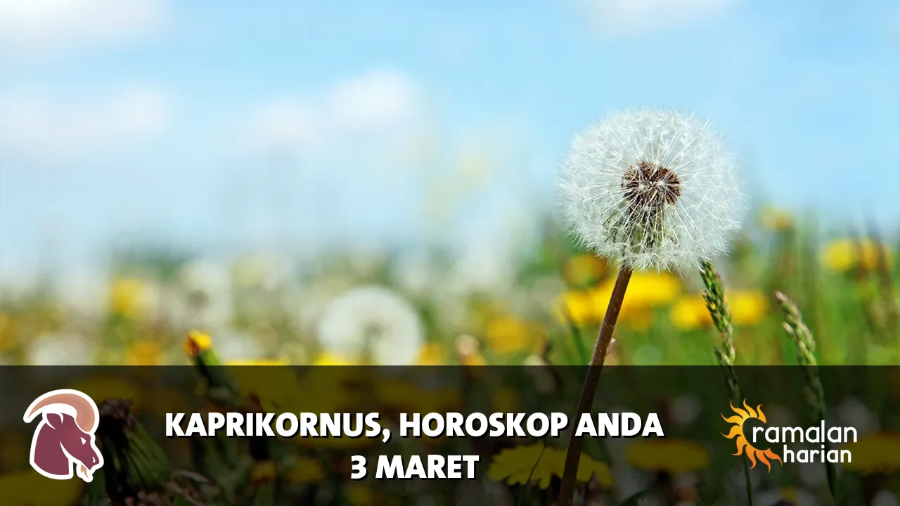 Horoskop Kaprikornus untuk Selasa, 3 Maret 2026