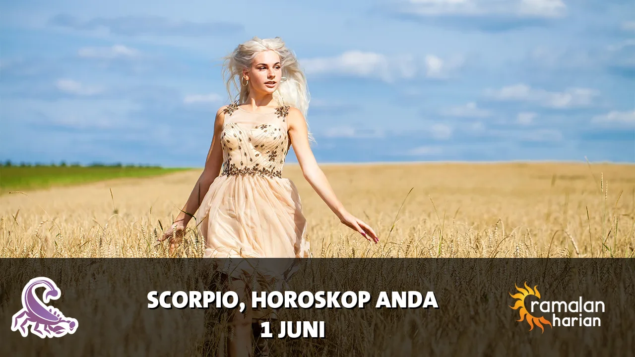 Horoskop Scorpio untuk Senin, 1 Juni 2026