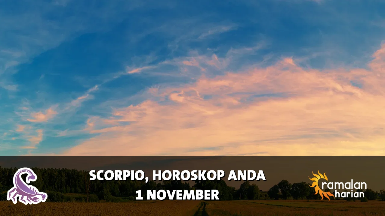 Horoskop Scorpio untuk Minggu, 1 November 2026