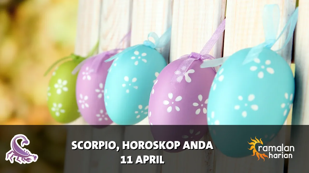 Horoskop Scorpio untuk Sabtu, 11 April 2026
