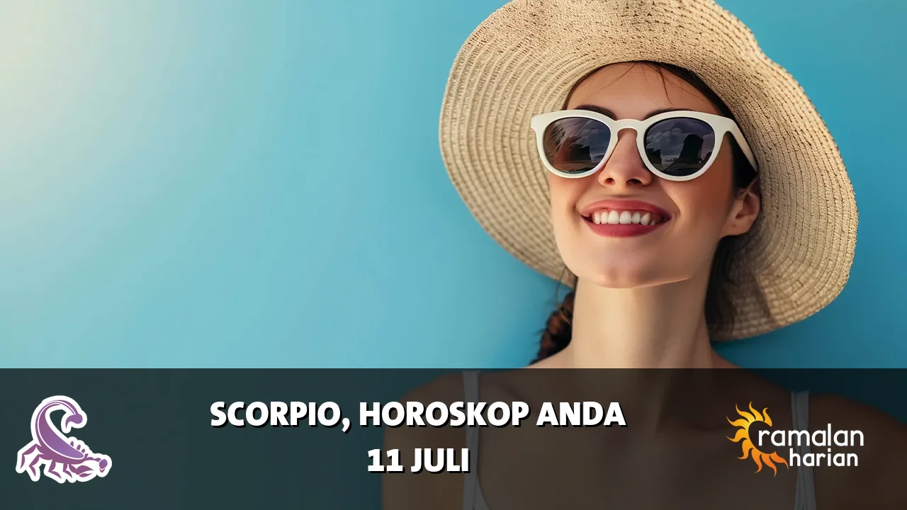Horoskop Scorpio untuk Sabtu, 11 Juli 2026