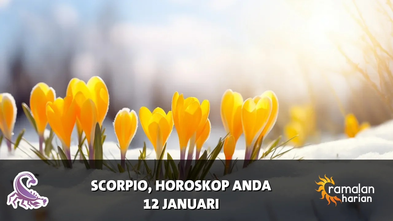 Horoskop Scorpio untuk Senin, 12 Januari 2026