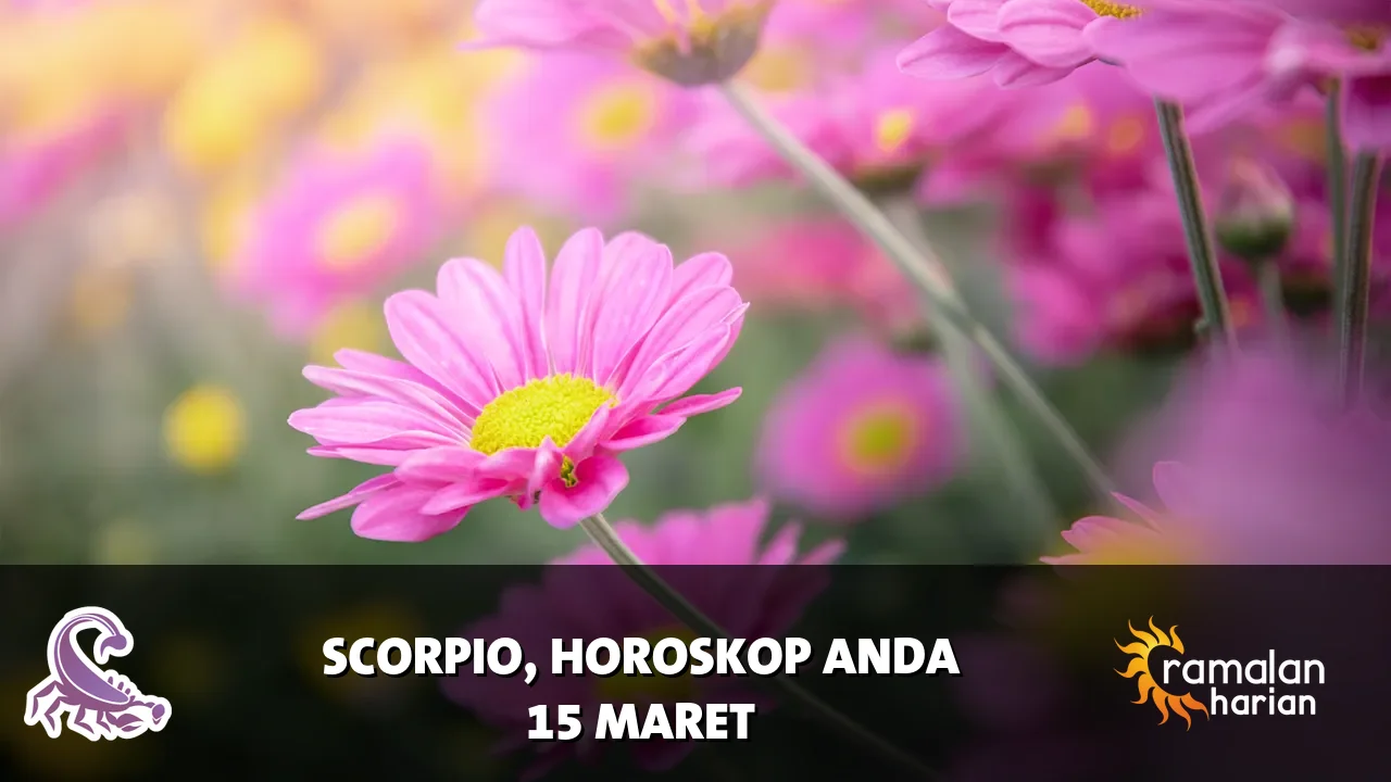 Horoskop Scorpio untuk Minggu, 15 Maret 2026