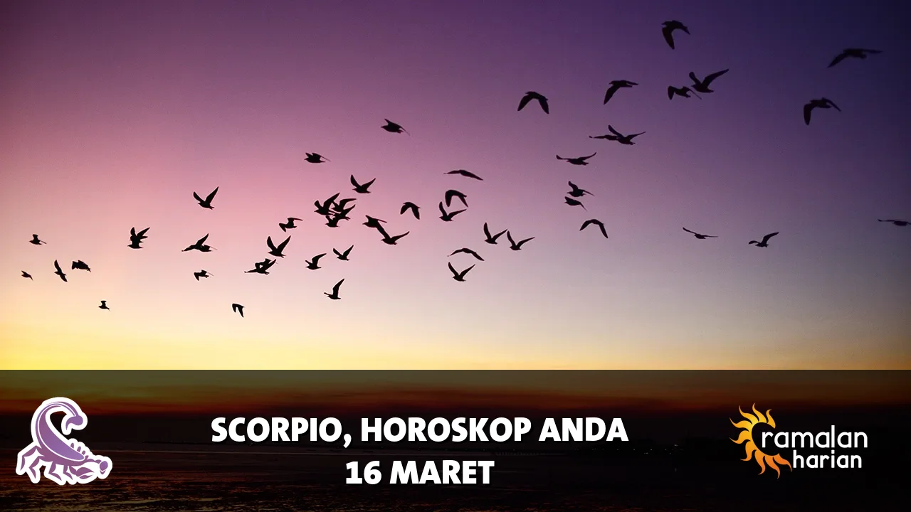 Horoskop Scorpio untuk Senin, 16 Maret 2026