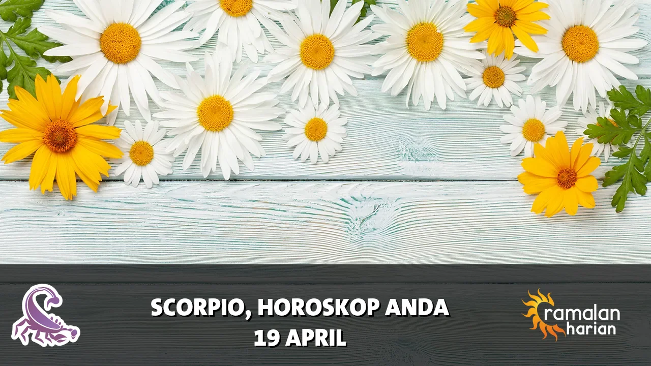 Horoskop Scorpio untuk Minggu, 19 April 2026