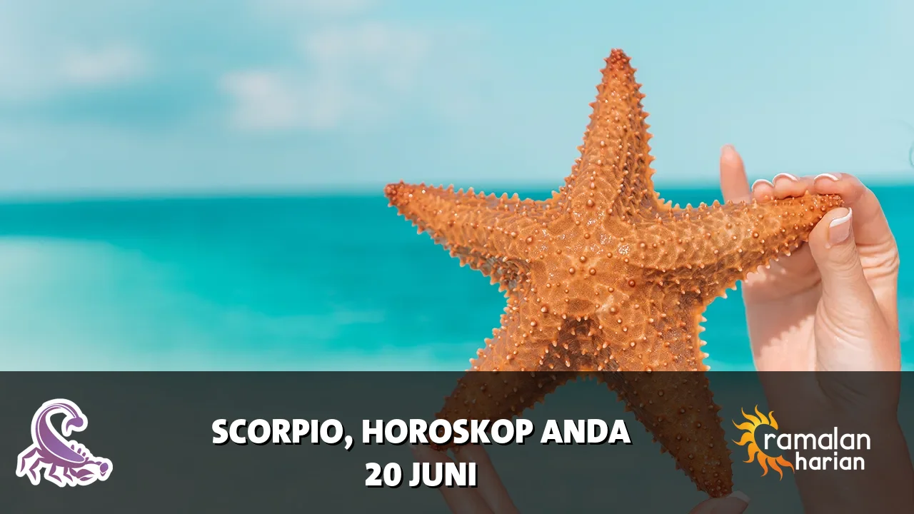 Horoskop Scorpio untuk Sabtu, 20 Juni 2026