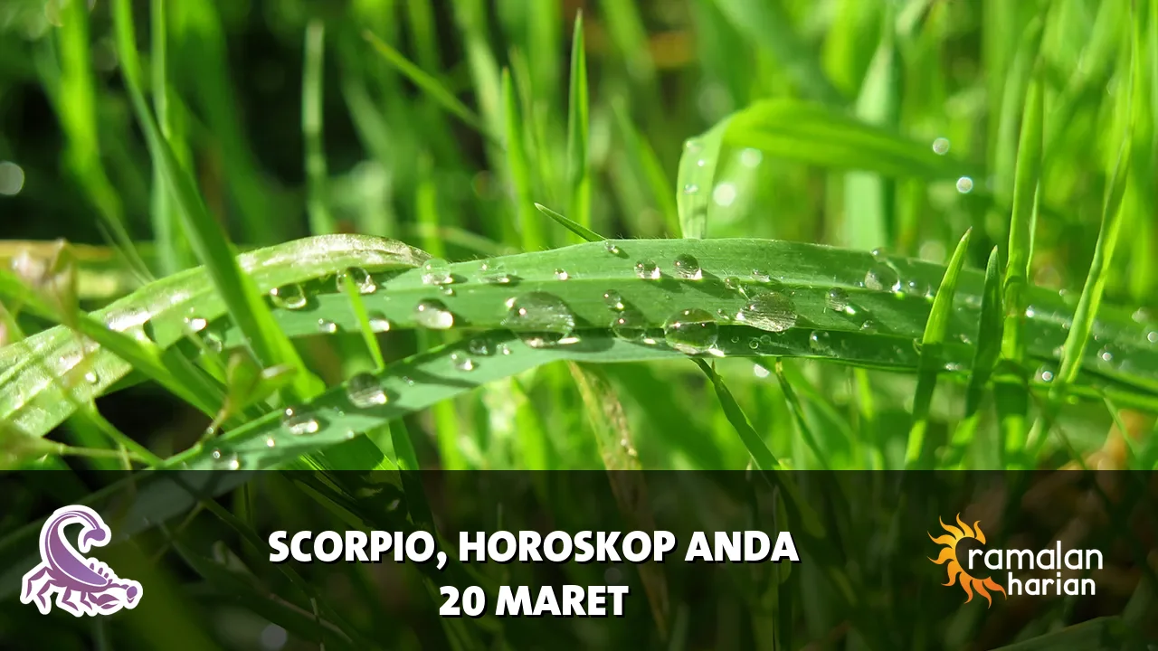 Horoskop Scorpio untuk Jumat, 20 Maret 2026