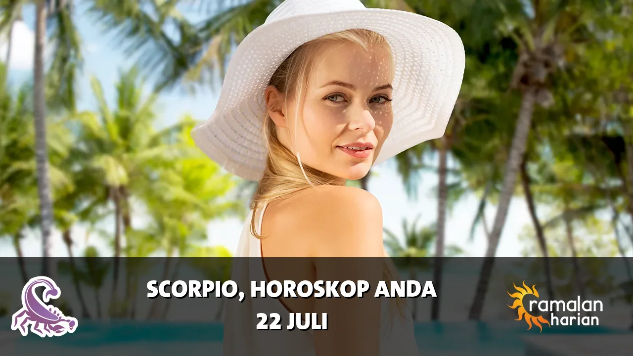 Horoskop Scorpio untuk Rabu, 22 Juli 2026
