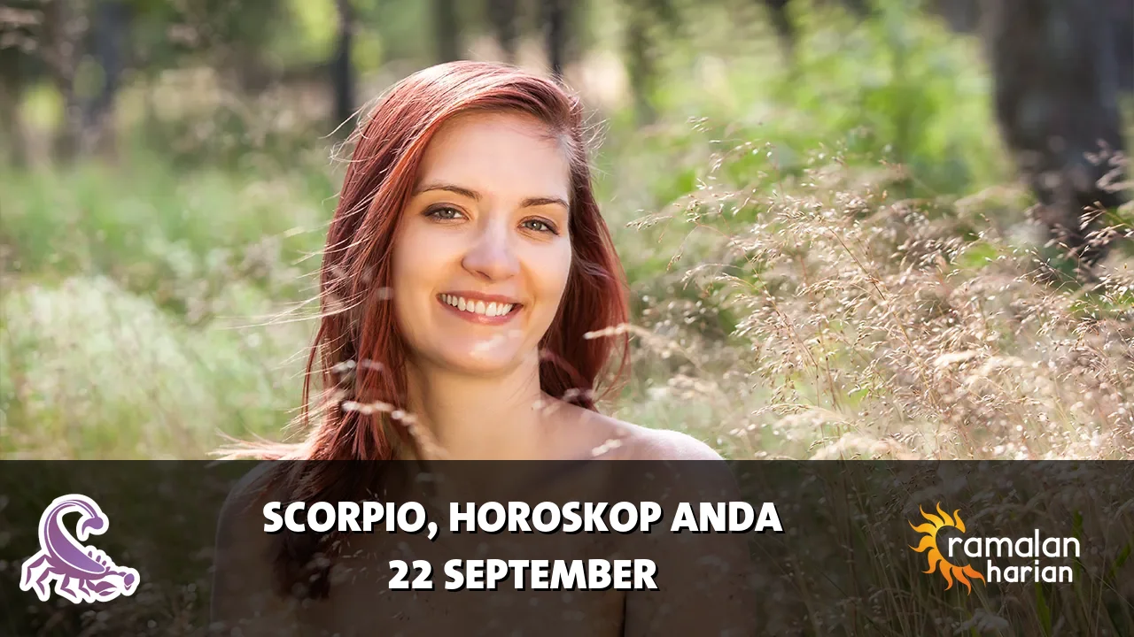 Horoskop Scorpio untuk Selasa, 22 September 2026
