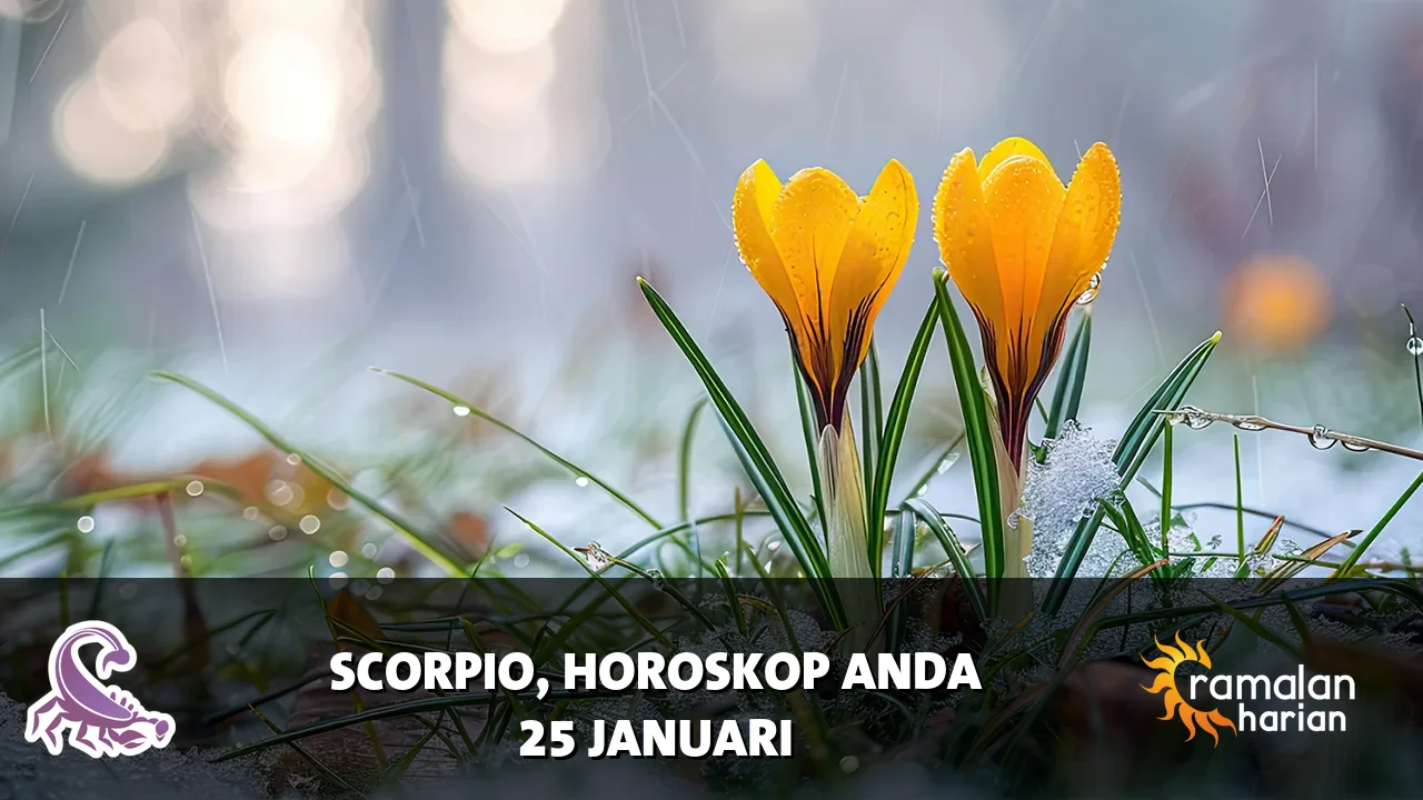 Horoskop Scorpio untuk Minggu, 25 Januari 2026