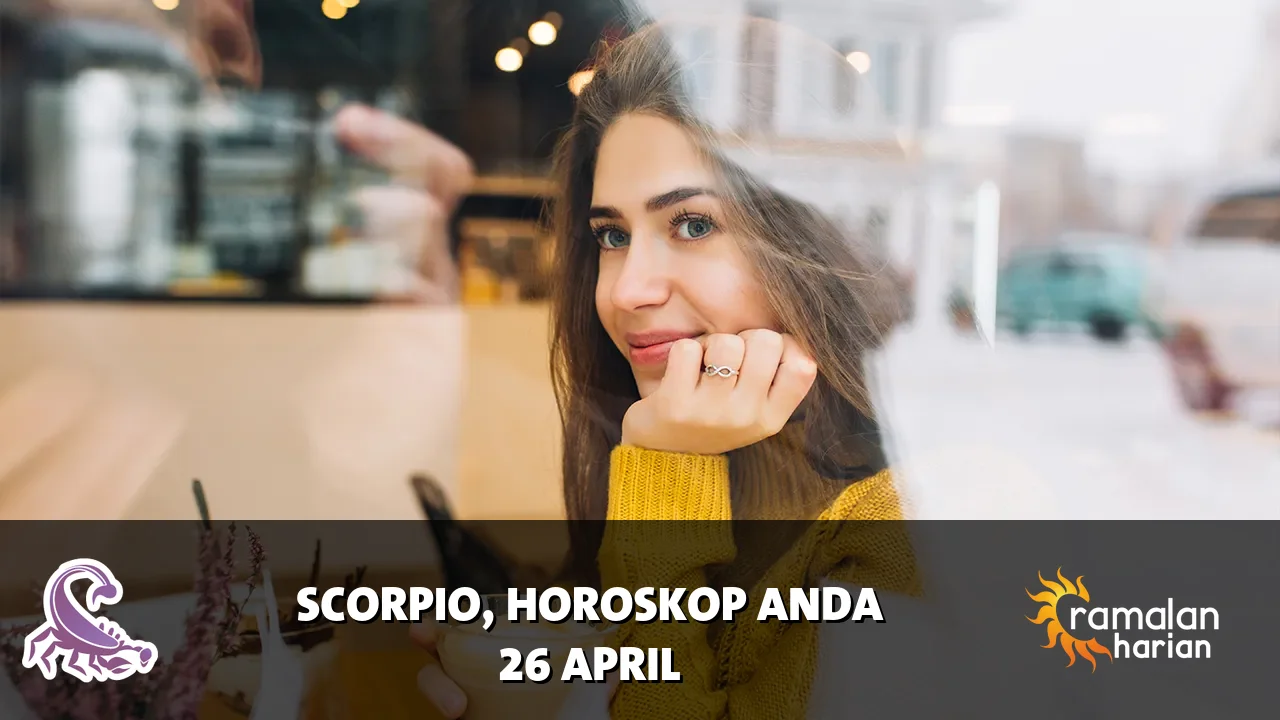 Horoskop Scorpio untuk Minggu, 26 April 2026