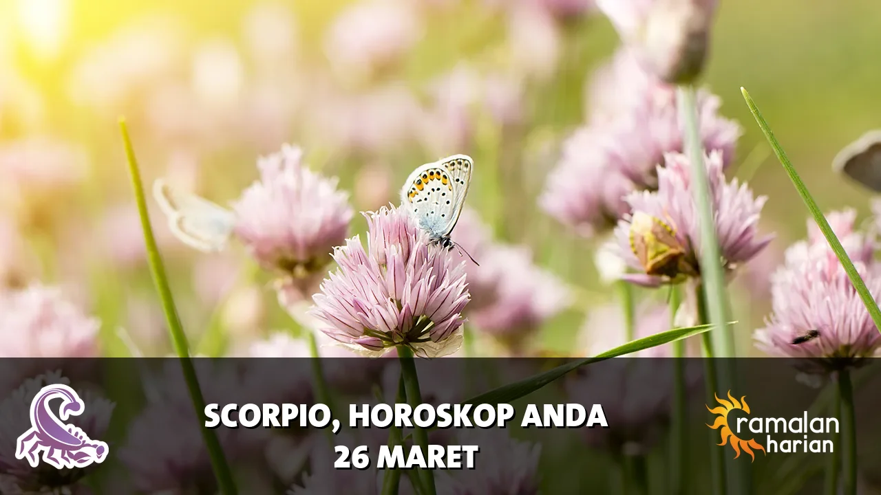 Horoskop Scorpio untuk Kamis, 26 Maret 2026