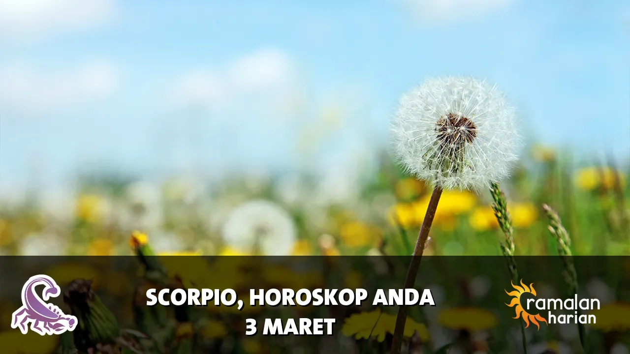 Horoskop Scorpio untuk Selasa, 3 Maret 2026