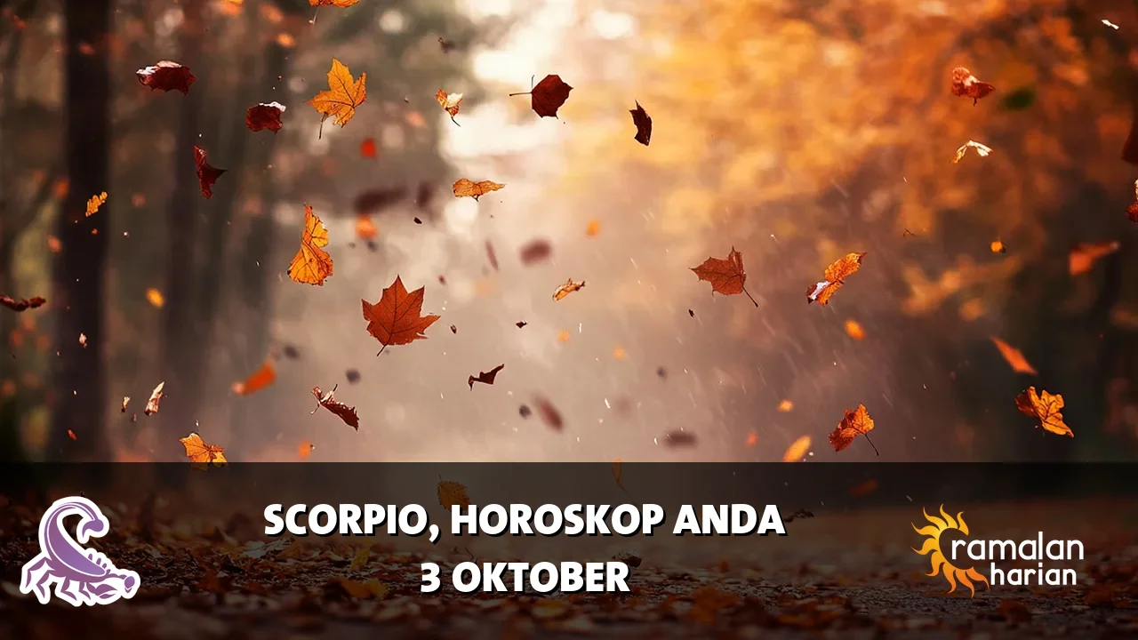 Horoskop Scorpio untuk Sabtu, 3 Oktober 2026
