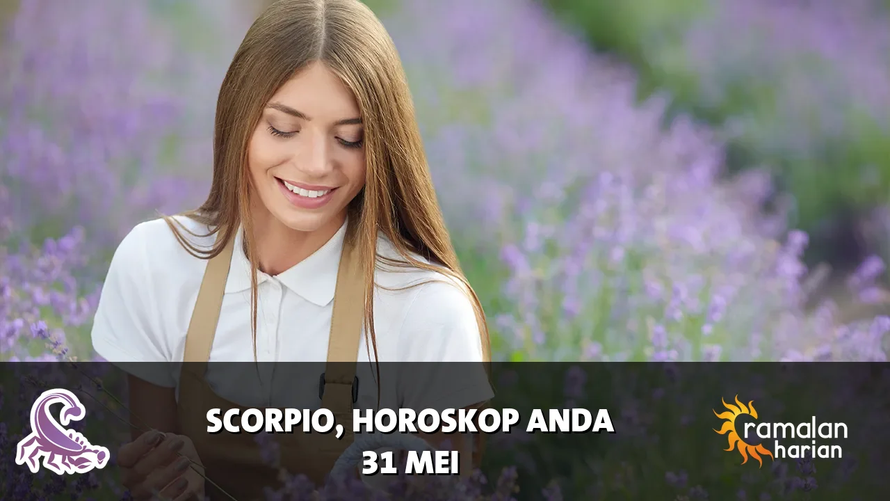 Horoskop Scorpio untuk Minggu, 31 Mei 2026