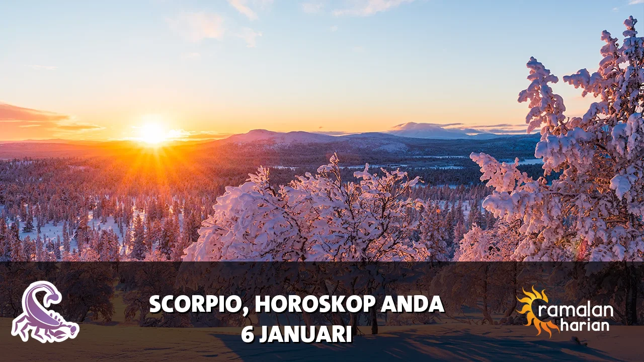 Horoskop Scorpio untuk Selasa, 6 Januari 2026