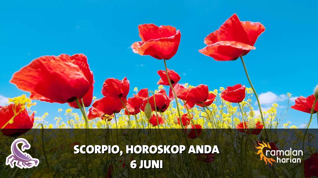 Horoskop Scorpio untuk Sabtu, 6 Juni 2026
