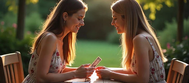 Para Kekasih: kartu pilihan dan hubungan!